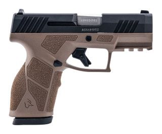 Taurus GX2 9mm Semi-Auto Pistol - 3.38" - 10 Round - Black/Brown